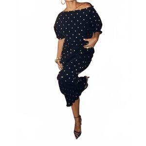 NEW NEVER FULLY DRESSED tilly maxi dress in black